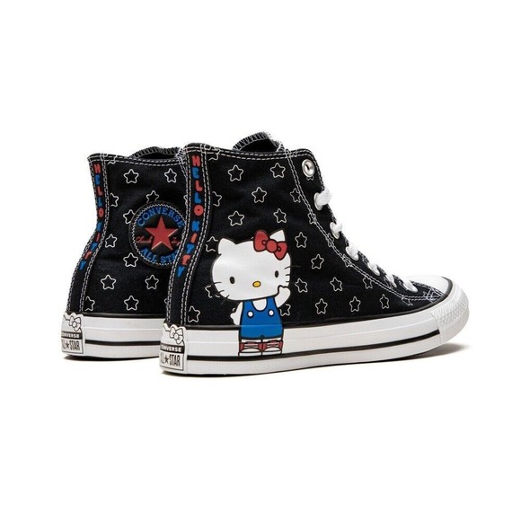 Converse x Hello Kitty and Friends Chuck Taylor All Star Hi  Converse Unisex Chuck Taylor All Star High x Hello Kitty Shoes Black 163919F